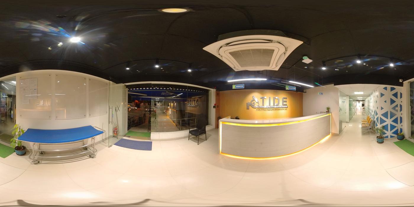 TIDE Diagnostics reception, view from the entrance